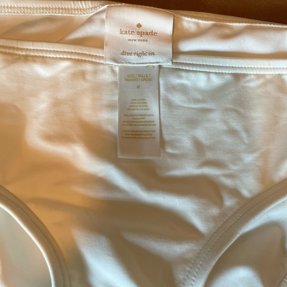 Kate Spade cream bikini bottom M - Picture 2 of 5